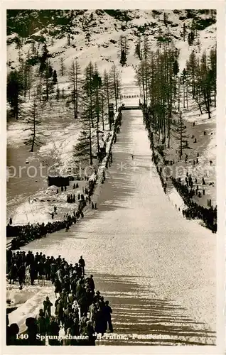 AK / Ansichtskarte Pontresina Sprungschanze Bernina Pontresina