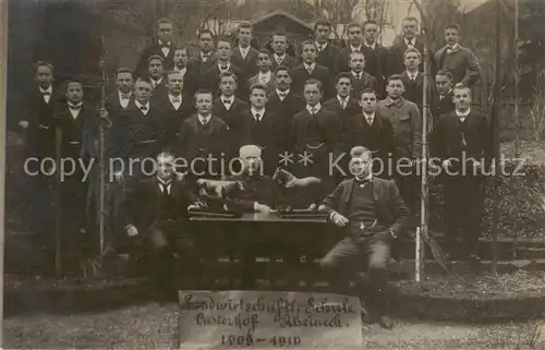 AK / Ansichtskarte Rheineck__SG Landwirtschaftliche Schule Casterhof   Gruppenfoto 