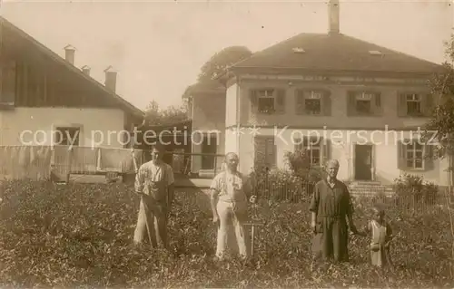 AK / Ansichtskarte Buetschwil Gartenarbeit   Weihe Buetschwil