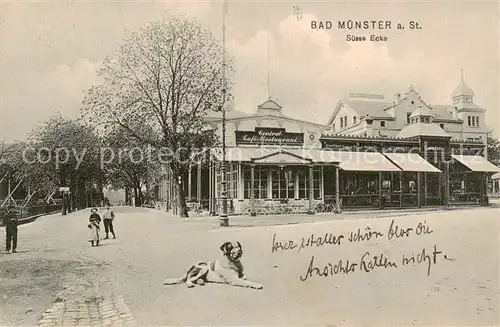 AK / Ansichtskarte Bad_Muenster_Stein_Ebernburg Central Cafe Restaurant Bad_Muenster