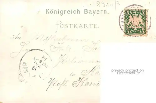 AK / Ansichtskarte Landsberg_Lech Rathaus   Sandauer Vorstadt   Katharinen Vorstadt Landsberg_Lech