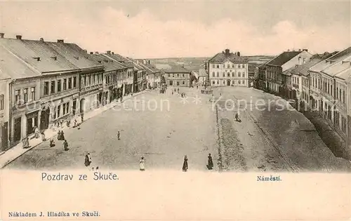 AK / Ansichtskarte Skuce_Skutec_Skuci_CZ Namesti 