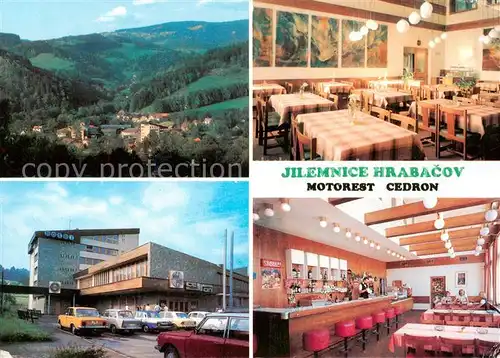 AK / Ansichtskarte Hrabacov_Jilemnice_CZ Motorest Hotel Cedron Restaurant Panorama 