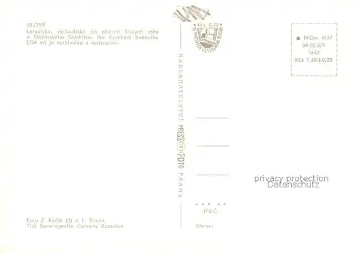 AK / Ansichtskarte Jilove_Eulau_CZ Panorama Freibad Aussichtsturm  