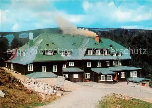 AK / Ansichtskarte Karkonoski_Park_Narodowy_PL Schronisko PTTK Strzecha Akademicka Berghotel Riesengebirge 