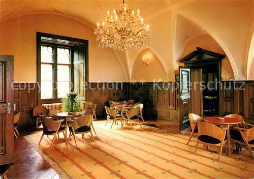 AK / Ansichtskarte Hruba_Skala_CZ Lesehalle im Schloss 