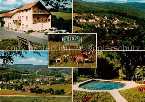 AK / Ansichtskarte Olfen_Odenwald Gasthaus Pension Zum Spaeterwald Panorama Luftkurort Wild Olfen Odenwald