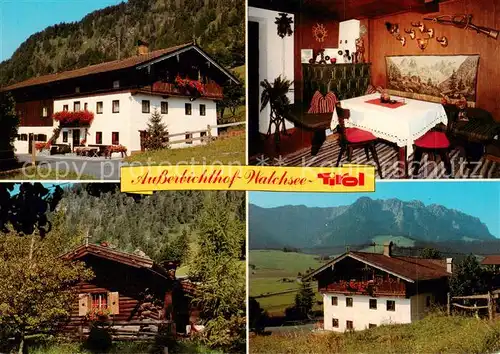 AK / Ansichtskarte Walchsee_Tirol_AT Ausserbichlhof Gaestehaus Pension am Zahmen Kaiser 