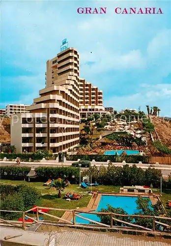 AK / Ansichtskarte Playa_del_Ingles_Gran_Canaria_ES Hotel Dunamar Piscina 