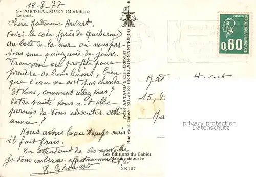 AK / Ansichtskarte Port Haliguen_56_Morbihan Le port 