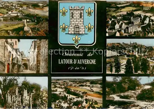 AK / Ansichtskarte Latour d_Auvergne_63_Puy de Dome Vue d ensemble 