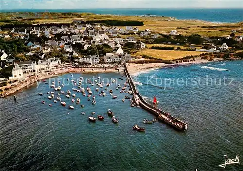 AK / Ansichtskarte Presqu_Ile_de_Quiberon_35 Le port Vue aerienne 