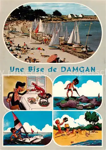 AK / Ansichtskarte Damgan_56_Morbihan La plage 