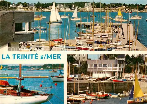 AK / Ansichtskarte La_Trinite sur Mer_56_Morbihan Le port de Yachts Vue d ensemble 