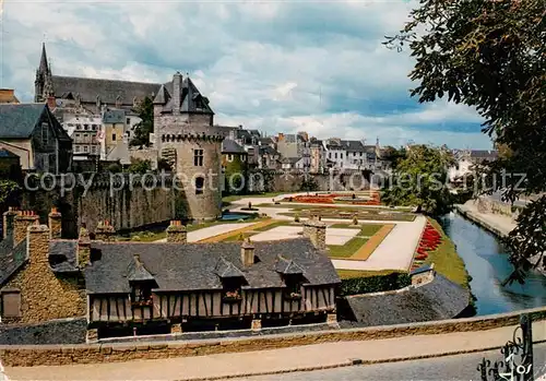 AK / Ansichtskarte Vannes_56 Les remparts et la tour du Connetable au premier plan les lavoire 