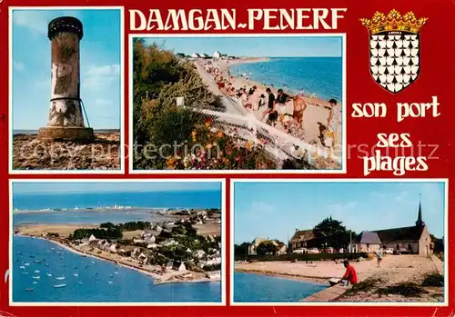 AK / Ansichtskarte Penerf Damgan_56_Morbihan son port ses plages Le tour 