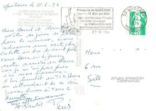 AK / Ansichtskarte Quiberon_56_Morbihan Port Haliguen le vieux port 