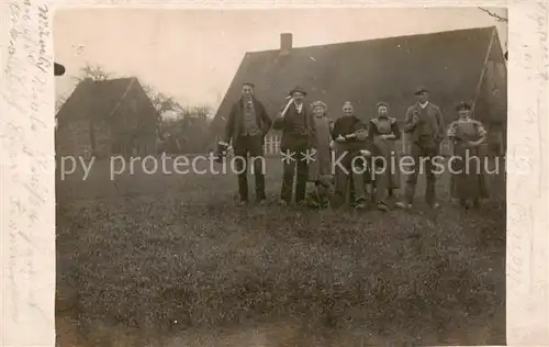 AK / Ansichtskarte Verth Gruppenfoto Bauern Verth