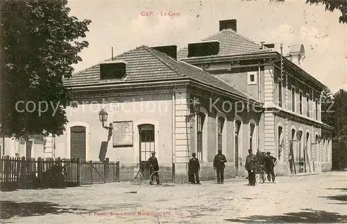 AK / Ansichtskarte Gap_05_Hautes Alpes Partie vorm Bahnhof 