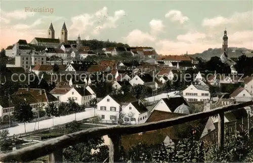 AK / Ansichtskarte Freising_Oberbayern Teilansicht Freising Oberbayern