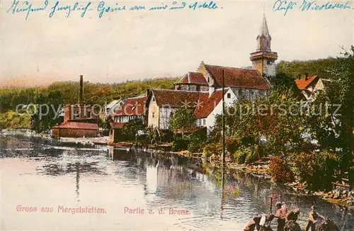 AK / Ansichtskarte Mergelstetten Partie a. d. Brenz Mergelstetten