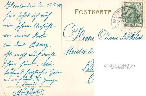 AK / Ansichtskarte Mergelstetten Partie a. d. Brenz Mergelstetten