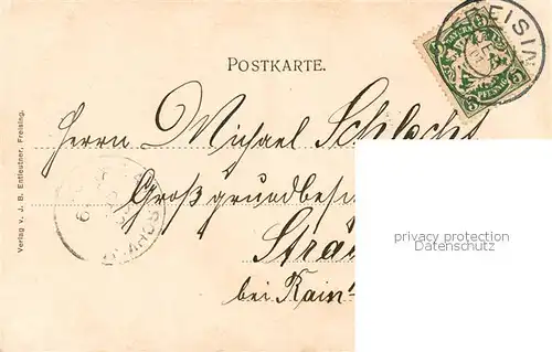 AK / Ansichtskarte Freising_Oberbayern Gomberg u. Seminare   Weihenstephan   Mittlere Hauptstrasse Freising Oberbayern