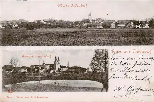 AK / Ansichtskarte Indersdorf Markt Indersdorf   Kloster  Indersdorf