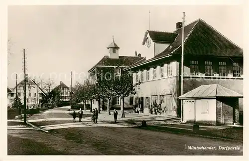 AK / Ansichtskarte Muentschemier_BE Dorfpartie 