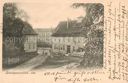 AK / Ansichtskarte Bierbaumsmuehle_Heere Teilansciht m. Gespann 