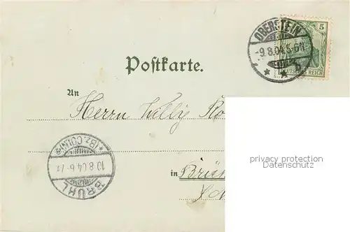 AK / Ansichtskarte Oberstein_Allgaeu Partie am Fluss Oberstein_Allgaeu