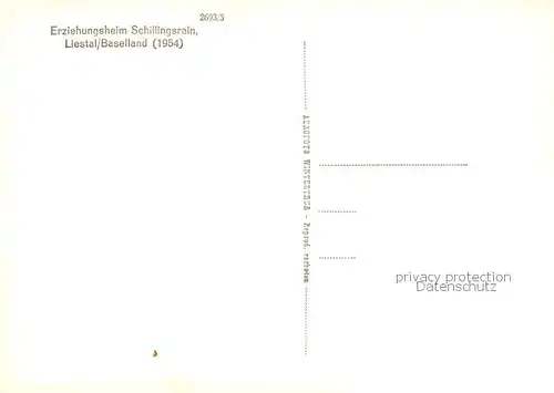 AK / Ansichtskarte Liestal_BL Fliegeraufnahme Erziehungsheim Schillingsrain 