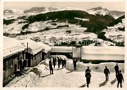 AK / Ansichtskarte Brigels_GR Flablager Brigels Winter 