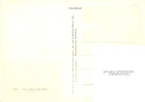 AK / Ansichtskarte Villers sur Mer Promenade Plage Villers sur Mer