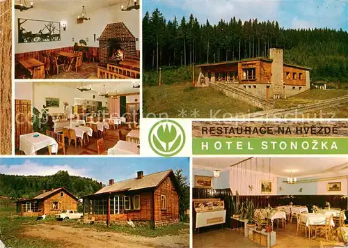 AK / Ansichtskarte Karlova_Studanka_Karlsbrunn_Schlesien_CZ Hotel Stonozka Restaurace na Hvezde 