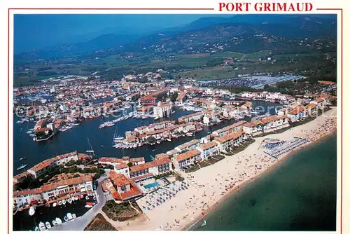 AK / Ansichtskarte Port_Grimaud Cite lacustre vue aerienne Port Grimaud