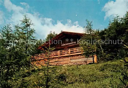 AK / Ansichtskarte Sexten_Sesto_Suedtirol_IT Rifugio Larice Laerchenhuette 