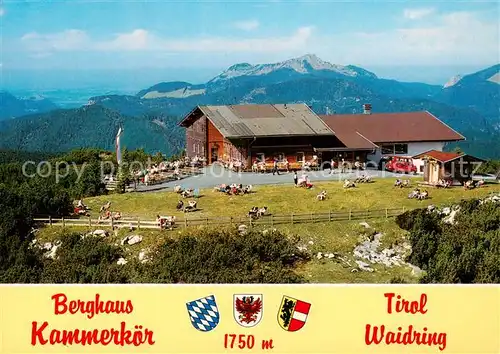 AK / Ansichtskarte Waidring_Tirol_AT Berghaus Kammerkoer Fernsicht Alpen 