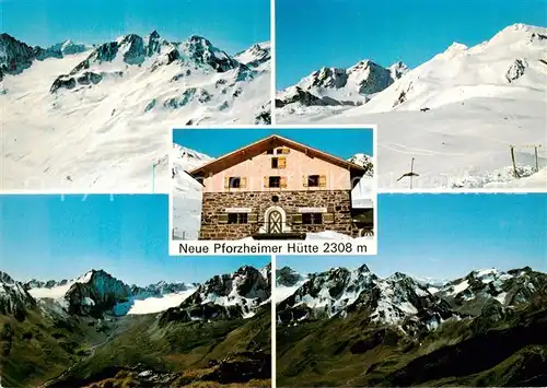 AK / Ansichtskarte Pforzheimerhuette_Sellrain_Tirol_AT Adolf Witzenmann Haus Berghaus Stubaier Alpen 