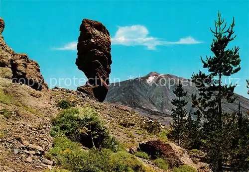 AK / Ansichtskarte Tenerife_Islas_Canarias_Spanien_ES Roques en las Canadas de El Teide 