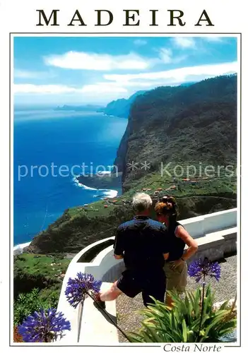 AK / Ansichtskarte Madeira__Portugal A costa norte vista do Faial para leste 