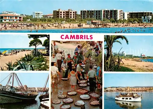 AK / Ansichtskarte Cambrils_Costa_Dorada_ES Diversos aspectos de la Playa 