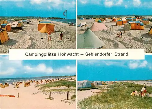 AK / Ansichtskarte Hohwacht_Ostseebad Sehlendorfer Strand Campingplaetze Hohwacht_Ostseebad