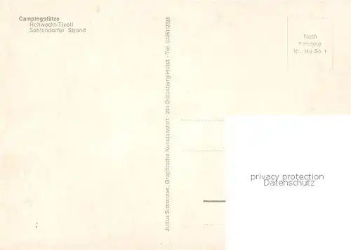 AK / Ansichtskarte Hohwacht_Ostseebad Sehlendorfer Strand Campingplaetze Hohwacht_Ostseebad
