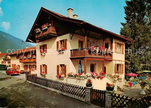 AK / Ansichtskarte Oberammergau Fremdenheim Huber Oberammergau