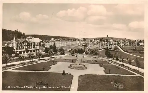 AK / Ansichtskarte Masserberg Kurhaus u. H. Park Masserberg