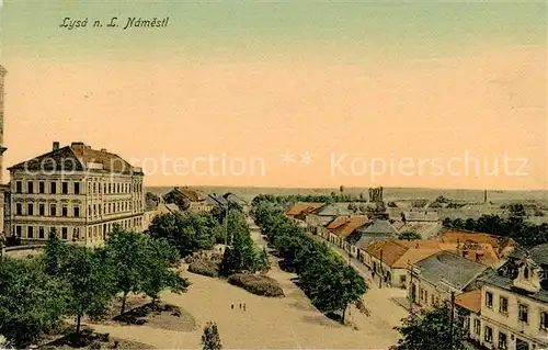 AK / Ansichtskarte Lysa__nad_Labem_Lissa_Elbe_CZ Namesti 