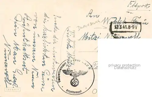 AK / Ansichtskarte Insterburg_Tschernjachowsk_RU Schloss Georgenburg   Strandbad   A. H. Platz   Feldpost 