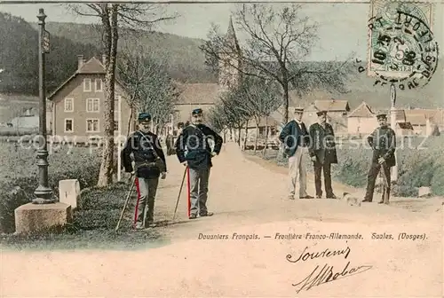 AK / Ansichtskarte Saales_67_Vosges Deutsch Franzoe. Grenze 