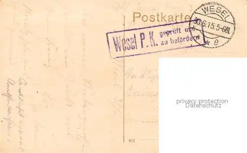 AK / Ansichtskarte Wesel__Rhein Willibrordi Platz m. Kirche 